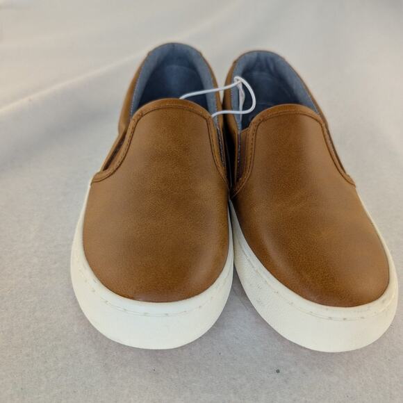 Kids' Rune Slip-On Sneakers - Cat & Jack™ Cognac Size 2 - Picture 3 of 8